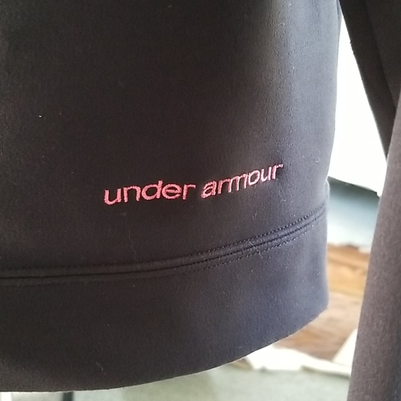 UA Storm Camo Logo ColdGear Sweatshirt - Picture 5 of 7